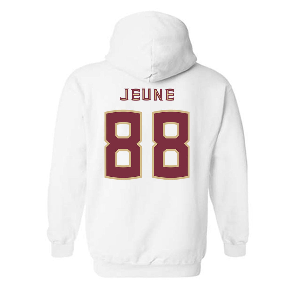 FSU - NCAA Football : Keenen Jeune - Replica Shersey Hooded Sweatshirt-1