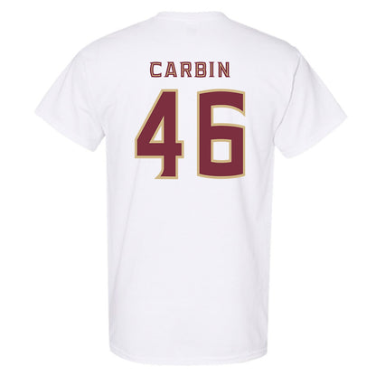 FSU - NCAA Football : Chris Carbin - Replica Shersey T-Shirt-1