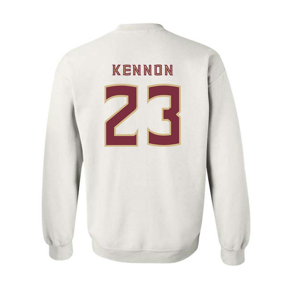 FSU - NCAA Football : Chauncey Kennon - Replica Shersey Crewneck Sweatshirt-1