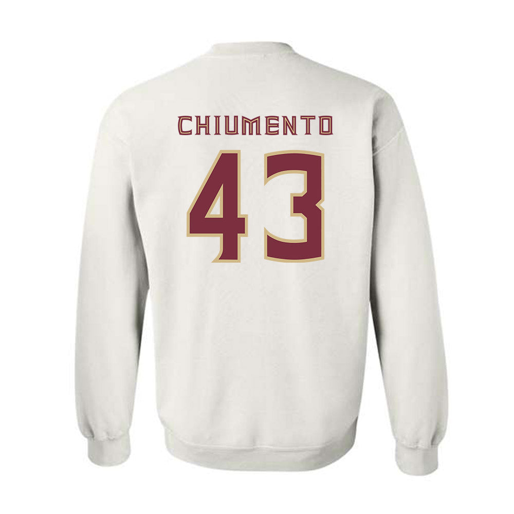 FSU - NCAA Football : Mac Chiumento - Replica Shersey Crewneck Sweatshirt-1