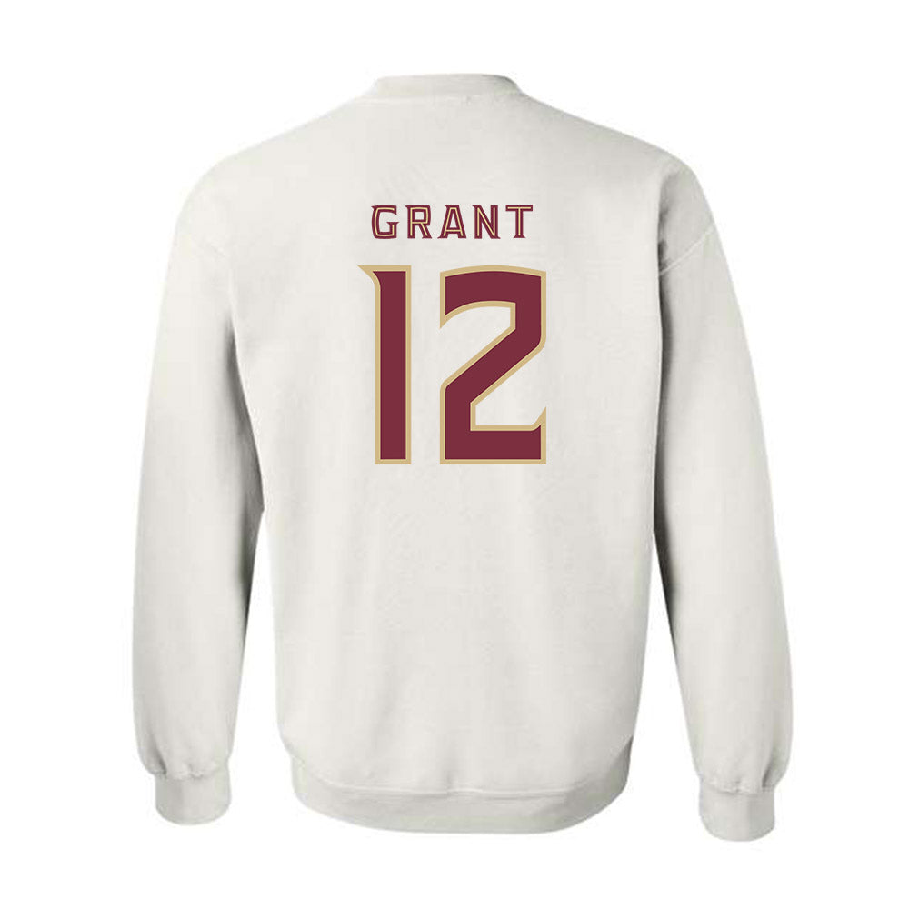 FSU - NCAA Football : Michael Grant - Replica Shersey Crewneck Sweatshirt-1