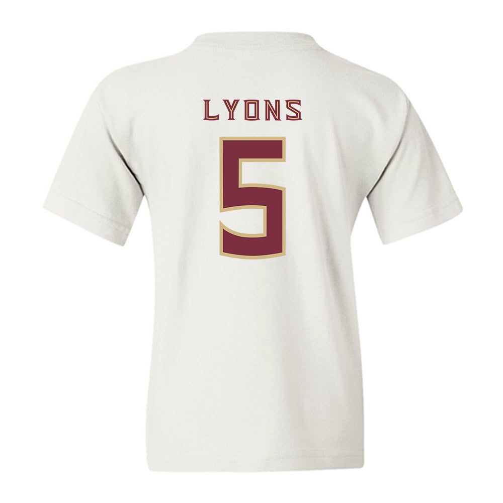 FSU - NCAA Football : Daniel Lyons - Replica Shersey Youth T-Shirt-1