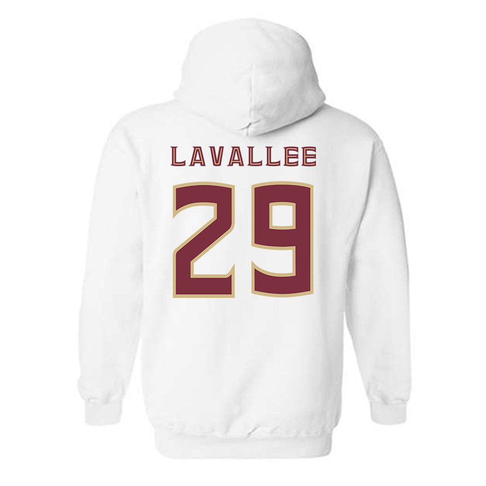 FSU - NCAA Football : Caleb LaVallee - Replica Shersey Hooded Sweatshirt-1