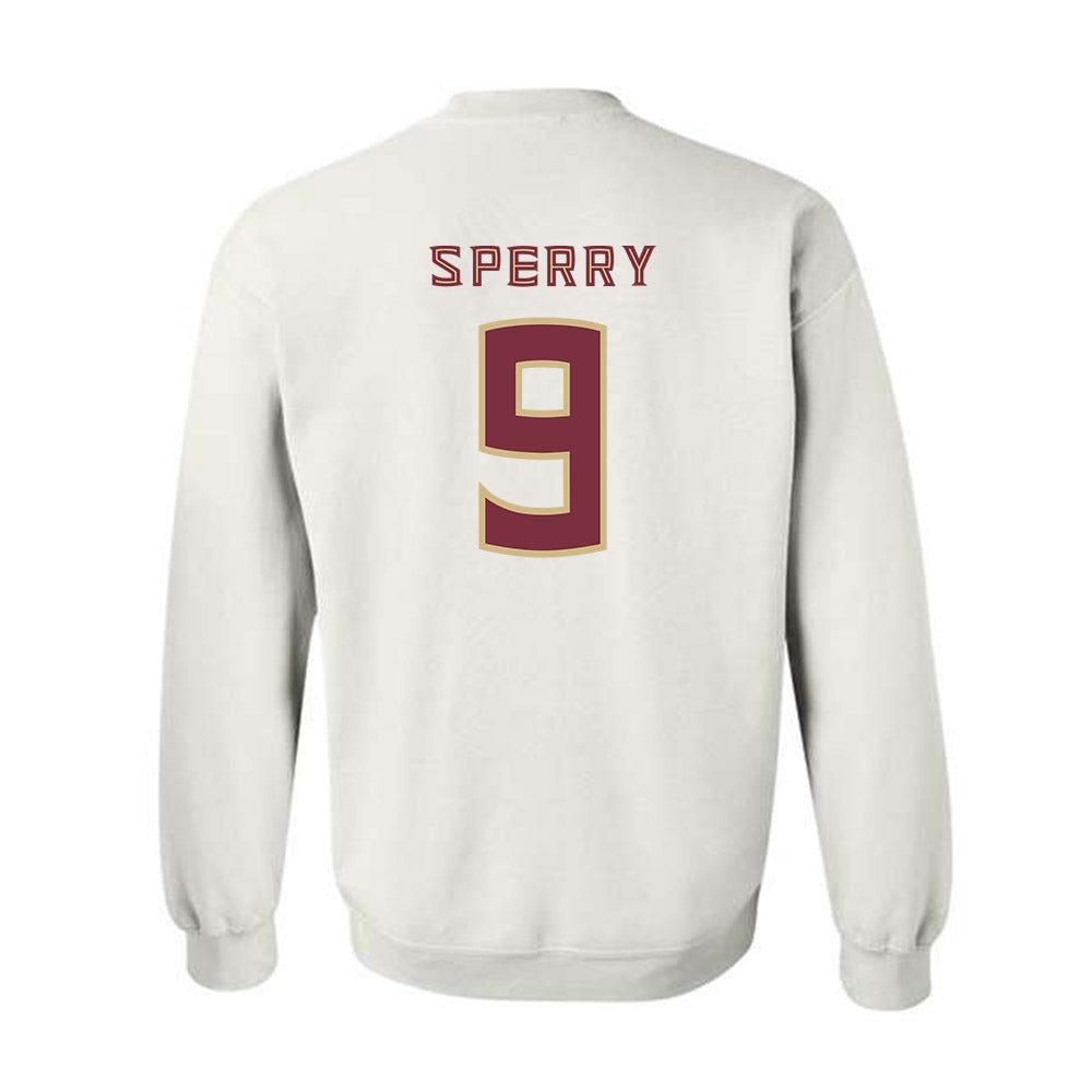 FSU - NCAA Football : Kevin Sperry - Replica Shersey Crewneck Sweatshirt-1