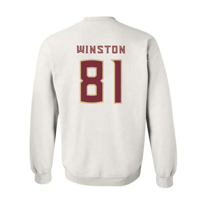 FSU - NCAA Football : Jonah Winston - Replica Shersey Crewneck Sweatshirt-1