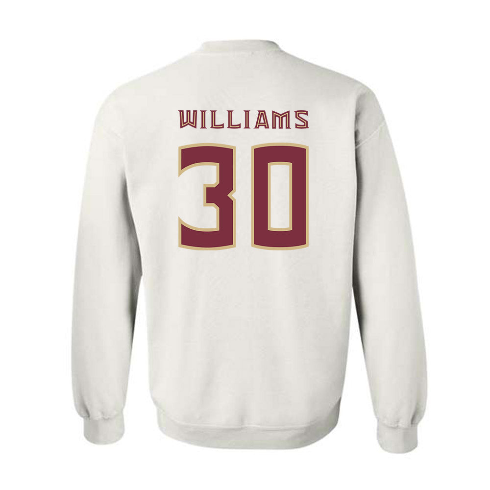 FSU - NCAA Football : Izayia Williams - Replica Shersey Crewneck Sweatshirt-1