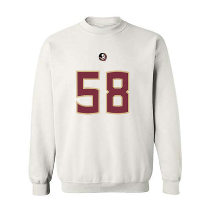 FSU - NCAA Football : Luke Francis Jr. - Replica Shersey Crewneck Sweatshirt-0