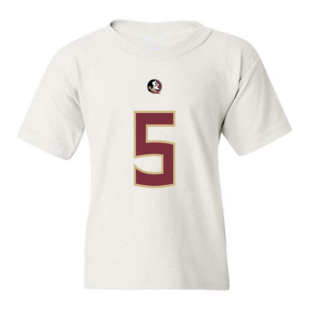 FSU - NCAA Football : Tre Wisner - Replica Shersey Youth T-Shirt-0