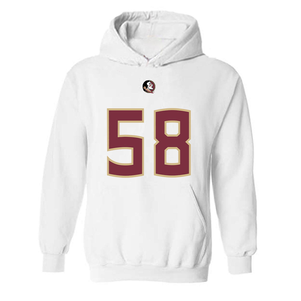 FSU - NCAA Football : Luke Francis Jr. - Replica Shersey Hooded Sweatshirt-0