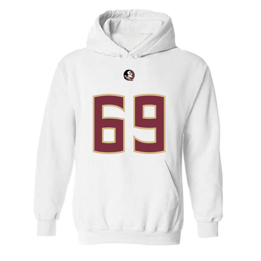 FSU - NCAA Football : Mike Ionata - Replica Shersey Hooded Sweatshirt-0