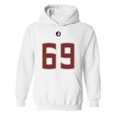 FSU - NCAA Football : Mike Ionata - Replica Shersey Hooded Sweatshirt-0
