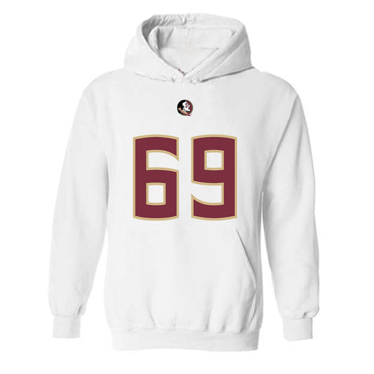 FSU - NCAA Football : Mike Ionata - Replica Shersey Hooded Sweatshirt-0