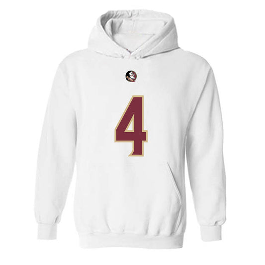FSU - NCAA Football : Charles Lester III - Replica Shersey Hooded Sweatshirt-0