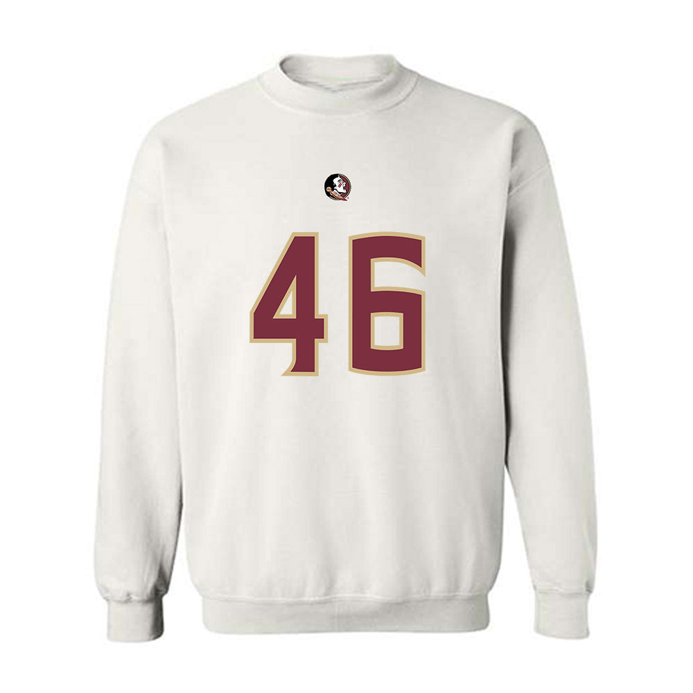 FSU - NCAA Football : Chris Carbin - Replica Shersey Crewneck Sweatshirt-0