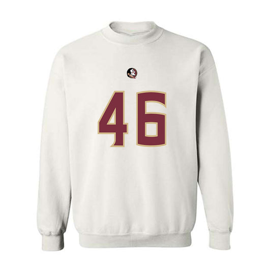 FSU - NCAA Football : Chris Carbin - Replica Shersey Crewneck Sweatshirt-0