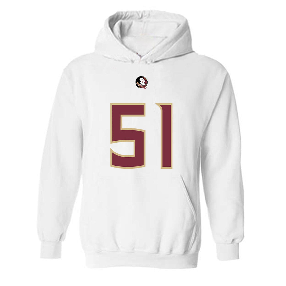 FSU - NCAA Football : Paul Bowling - Replica Shersey Hooded Sweatshirt-0