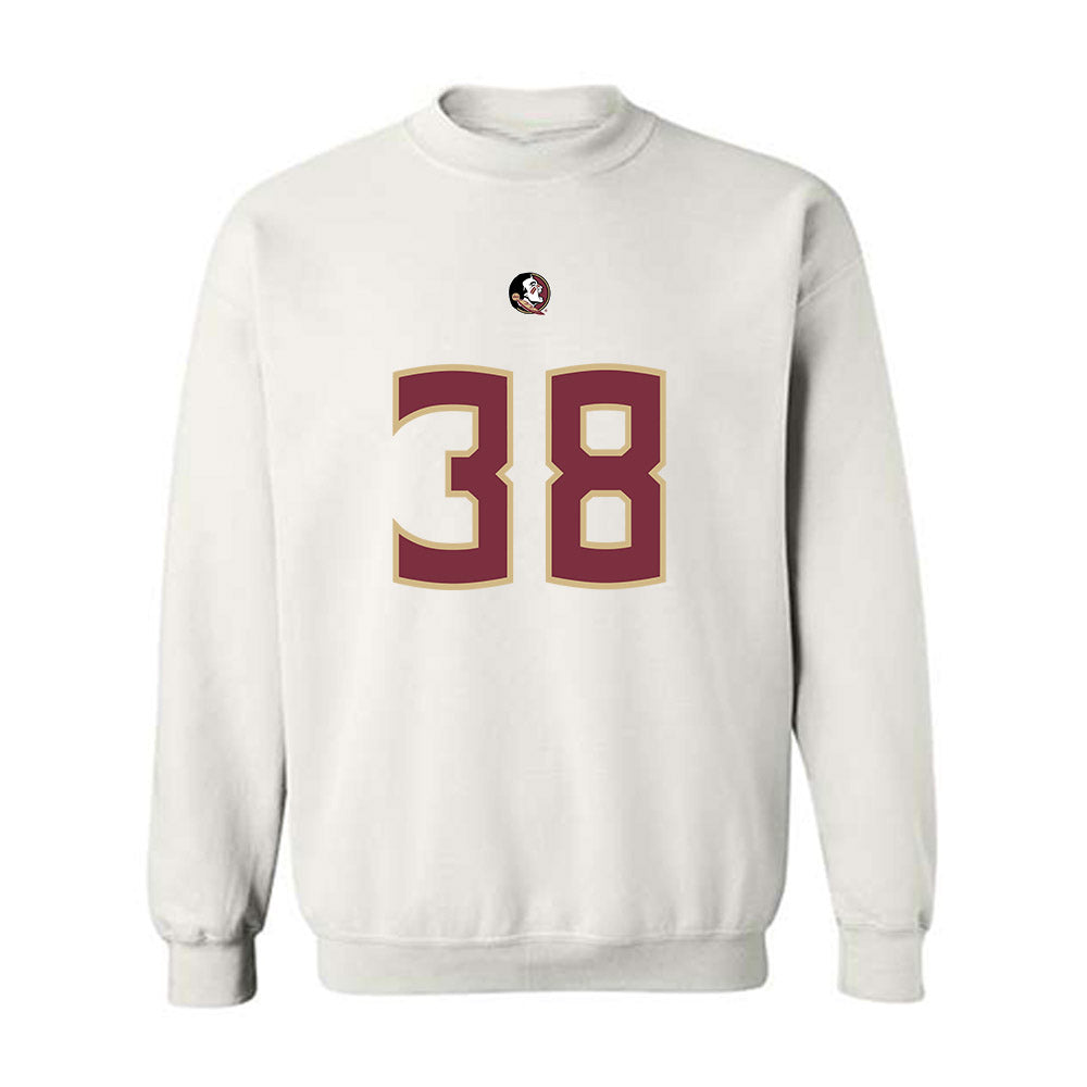 FSU - NCAA Football : Ethan Post - Replica Shersey Crewneck Sweatshirt-0
