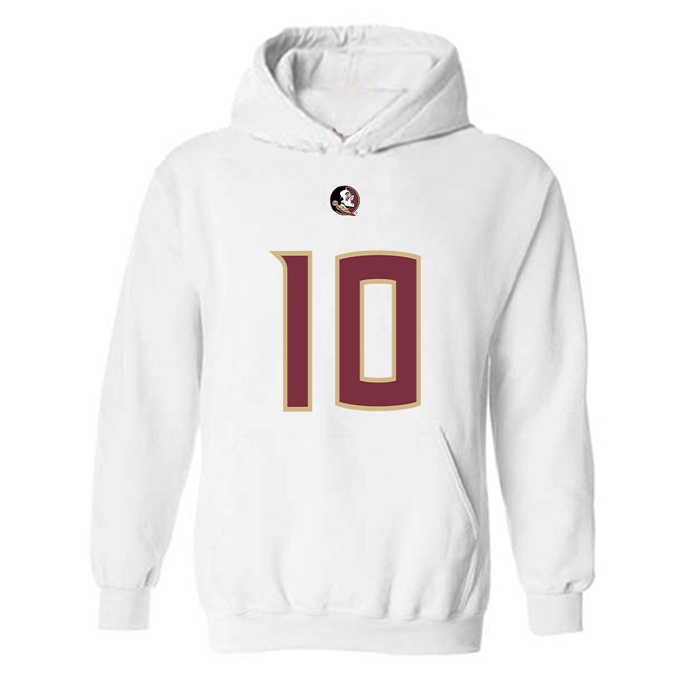 FSU - NCAA Football : Chris Jones - Replica Shersey Hooded Sweatshirt-0