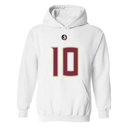 FSU - NCAA Football : Chris Jones - Replica Shersey Hooded Sweatshirt-0