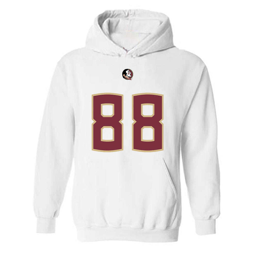 FSU - NCAA Football : Keenen Jeune - Replica Shersey Hooded Sweatshirt-0