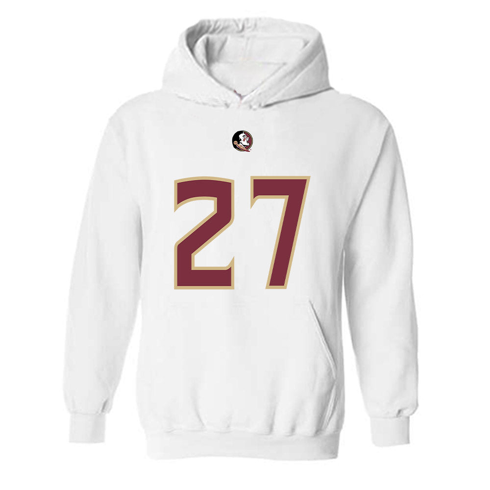 FSU - NCAA Football : Jordan Crutchfield - Replica Shersey Hooded Sweatshirt-0