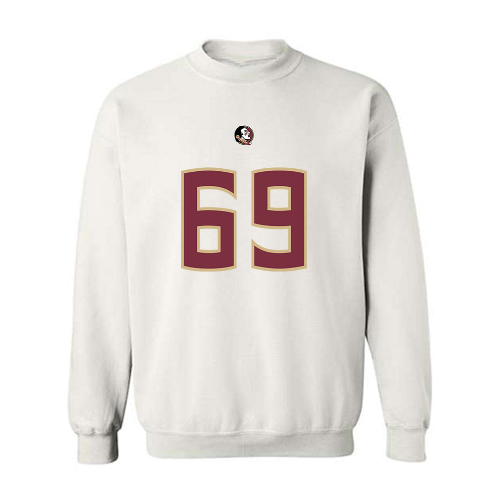 FSU - NCAA Football : Mike Ionata - Replica Shersey Crewneck Sweatshirt-0