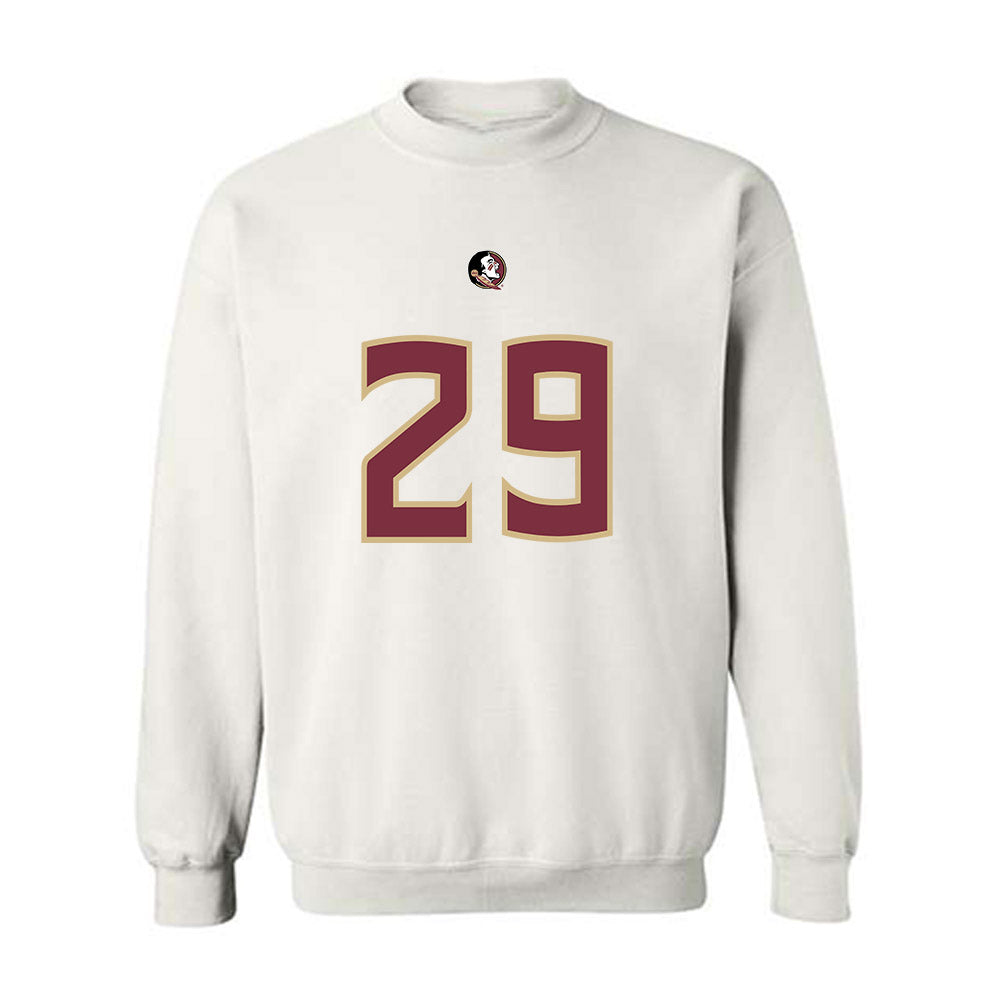 FSU - NCAA Football : Caleb LaVallee - Replica Shersey Crewneck Sweatshirt-0