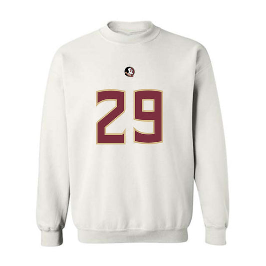 FSU - NCAA Football : Caleb LaVallee - Replica Shersey Crewneck Sweatshirt-0