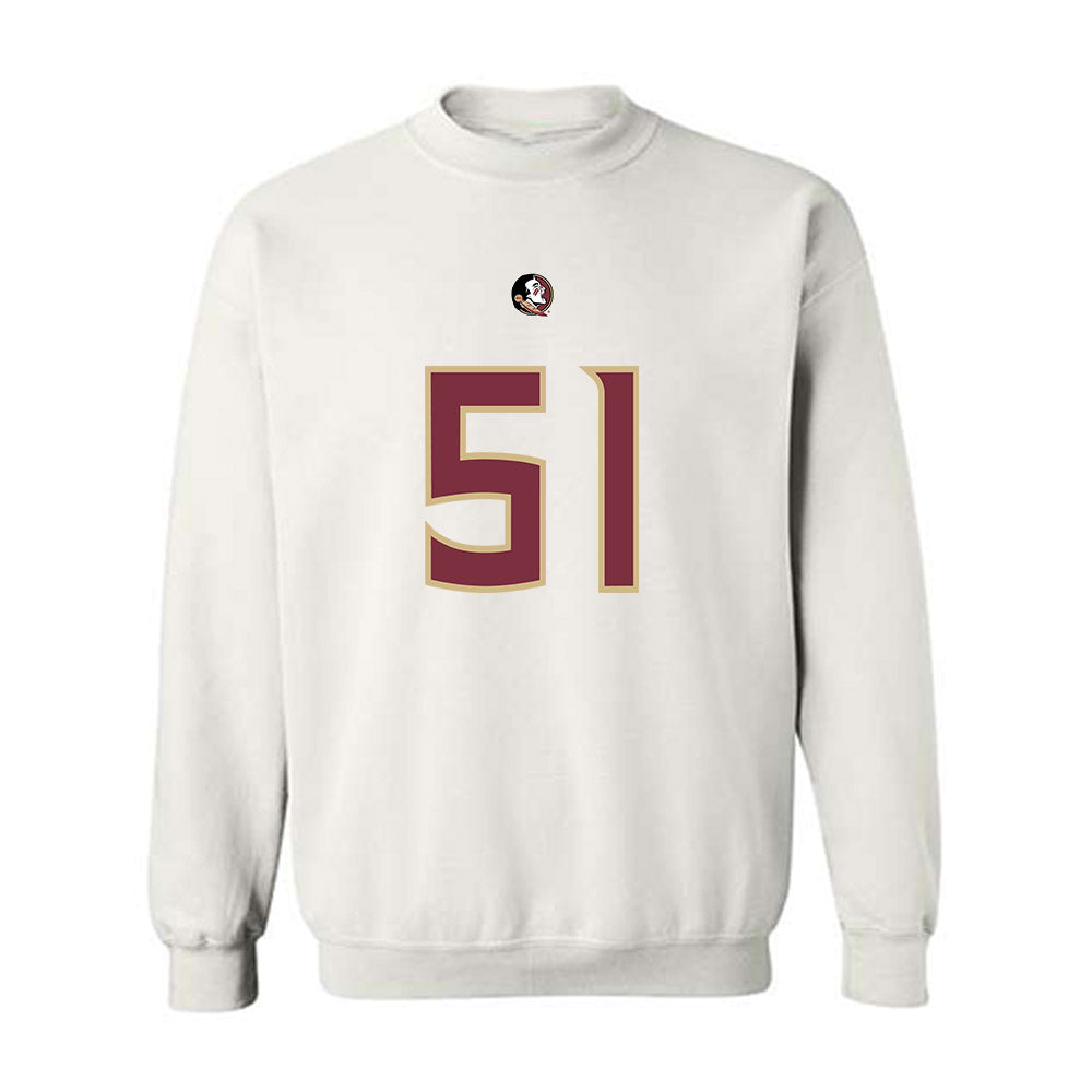 FSU - NCAA Football : Paul Bowling - Replica Shersey Crewneck Sweatshirt-0