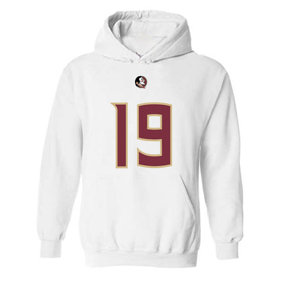 FSU - NCAA Football : Jarvis Boatwright Jr - Replica Shersey Hooded Sweatshirt-0