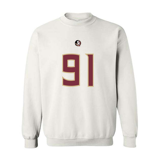 FSU - NCAA Football : Cam Brooks - Replica Shersey Crewneck Sweatshirt-0