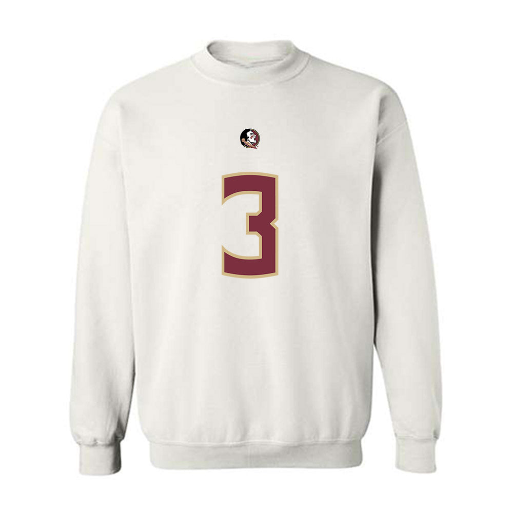 FSU - NCAA Football : Samuel Singleton Jr - Replica Shersey Crewneck Sweatshirt-0