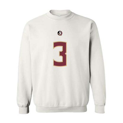 FSU - NCAA Football : Samuel Singleton Jr - Replica Shersey Crewneck Sweatshirt-0
