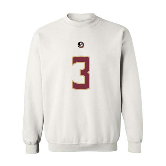 FSU - NCAA Football : Samuel Singleton Jr - Replica Shersey Crewneck Sweatshirt-0