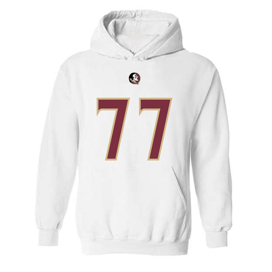 FSU - NCAA Football : Xavier Chaplin - Replica Shersey Hooded Sweatshirt-0