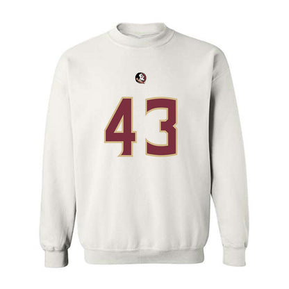 FSU - NCAA Football : Trent Rogers - Replica Shersey Crewneck Sweatshirt-0