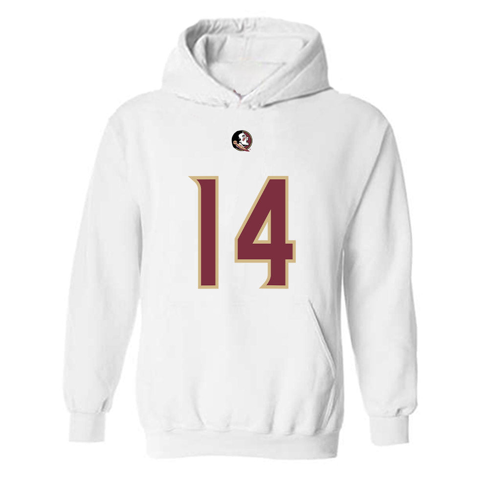 FSU - NCAA Football : Ashton Daniels - Replica Shersey Hooded Sweatshirt-0
