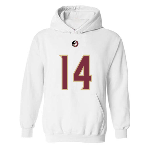 FSU - NCAA Football : Ashton Daniels - Replica Shersey Hooded Sweatshirt-0