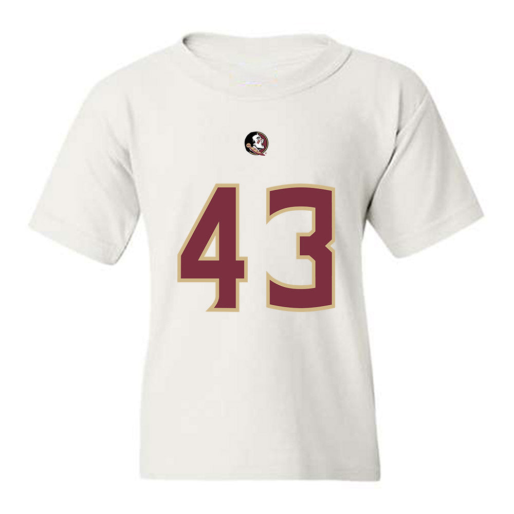 FSU - NCAA Football : Trent Rogers - Replica Shersey Youth T-Shirt-0