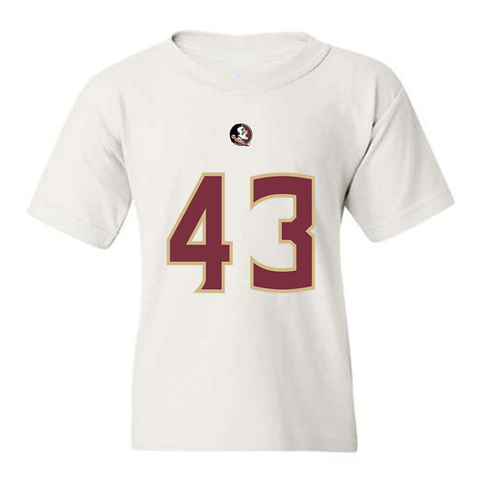 FSU - NCAA Football : Trent Rogers - Replica Shersey Youth T-Shirt-0