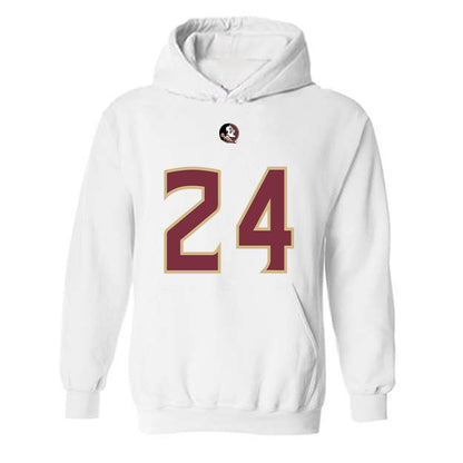 FSU - NCAA Football : K.J. Kirkland - Replica Shersey Hooded Sweatshirt-0