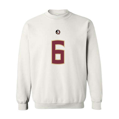FSU - NCAA Football : Desirrio Riles - Replica Shersey Crewneck Sweatshirt-0