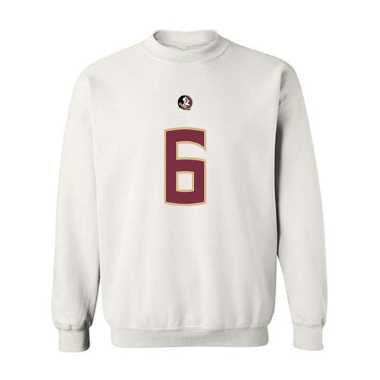 FSU - NCAA Football : Desirrio Riles - Replica Shersey Crewneck Sweatshirt-0