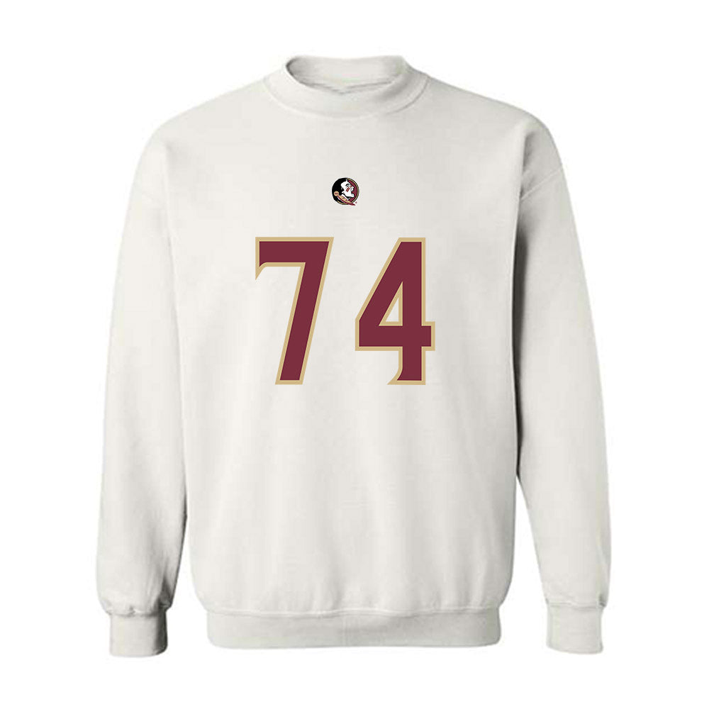 FSU - NCAA Football : Jonathan Daniels - Replica Shersey Crewneck Sweatshirt-0