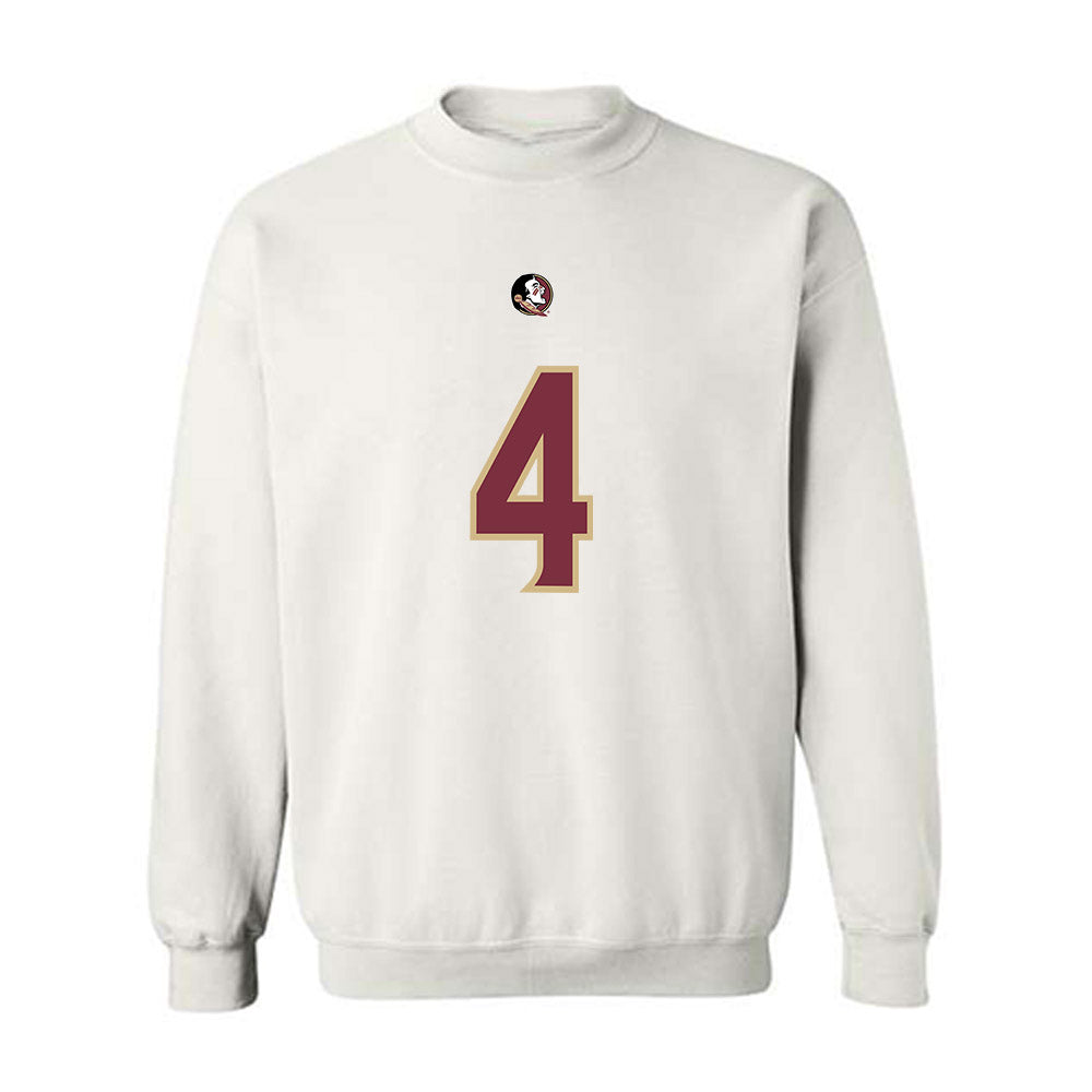 FSU - NCAA Football : Dean DeNobile - Replica Shersey Crewneck Sweatshirt-0