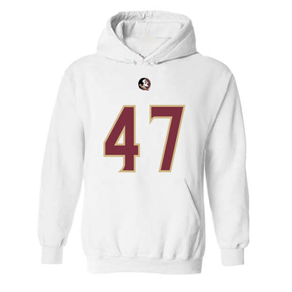 FSU - NCAA Football : Donny Hiebert - Replica Shersey Hooded Sweatshirt-0