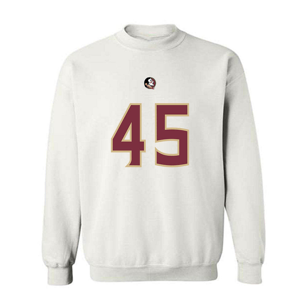 FSU - NCAA Football : Noah LaVallee - Replica Shersey Crewneck Sweatshirt-0