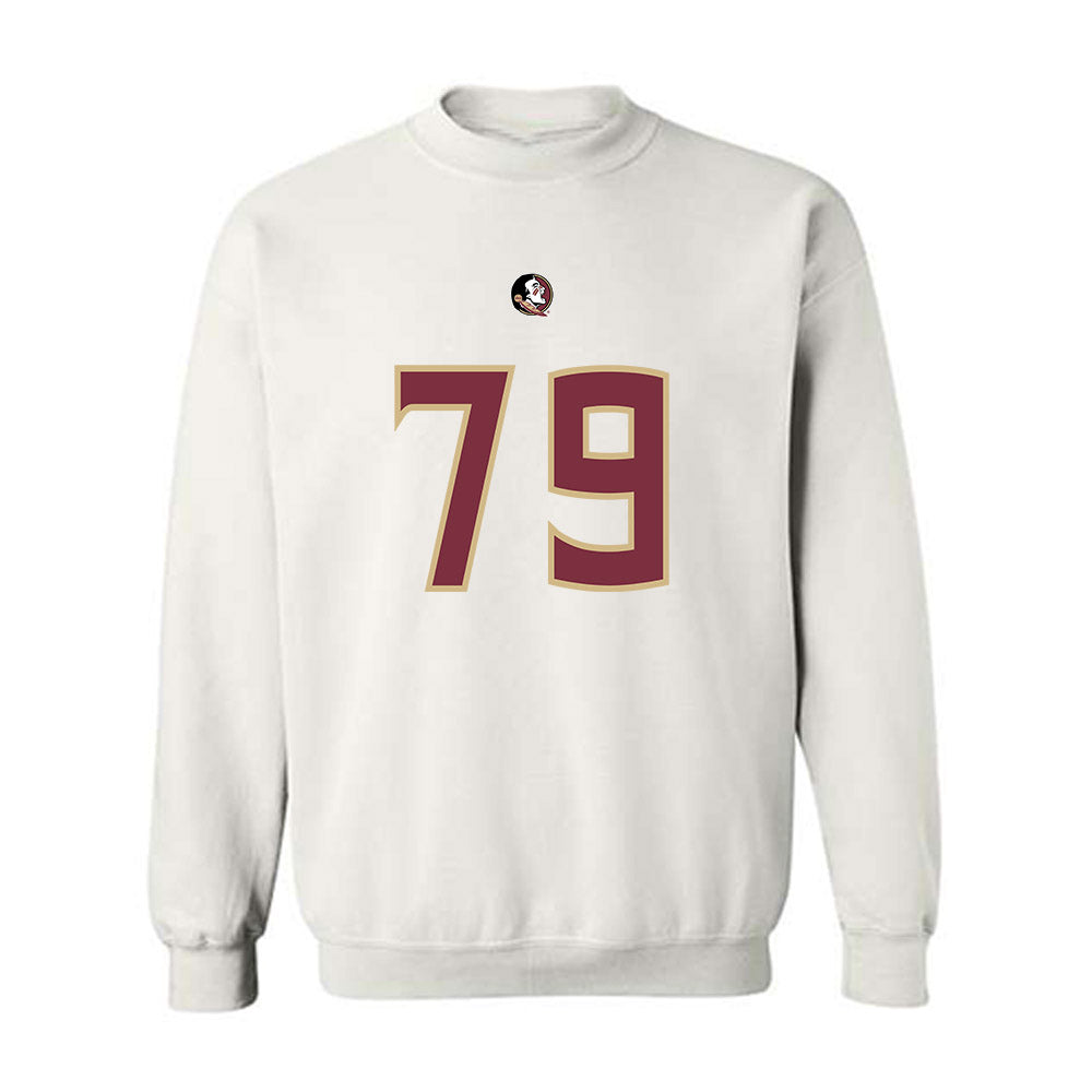 FSU - NCAA Football : Chimdia Nwaiwu - Replica Shersey Crewneck Sweatshirt-0