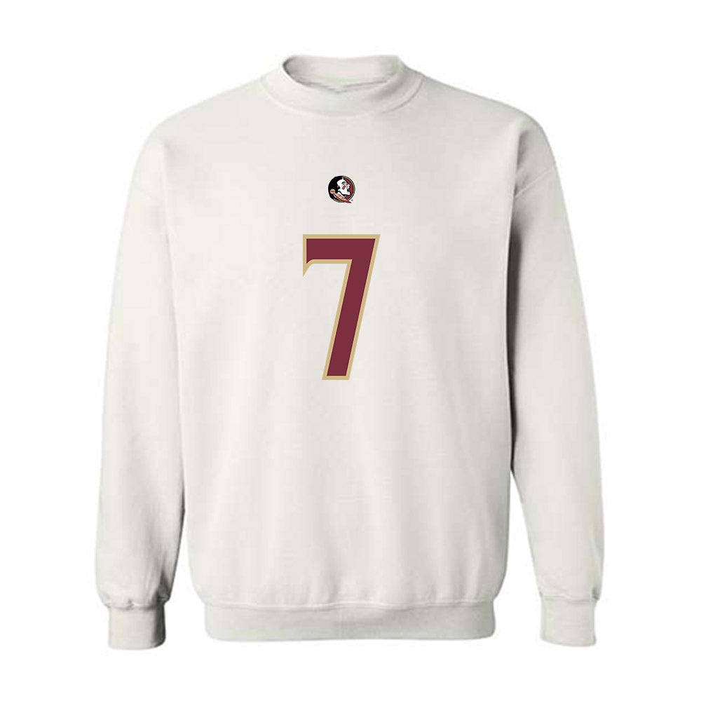 FSU - NCAA Football : Jasen Lopez - Replica Shersey Crewneck Sweatshirt-0