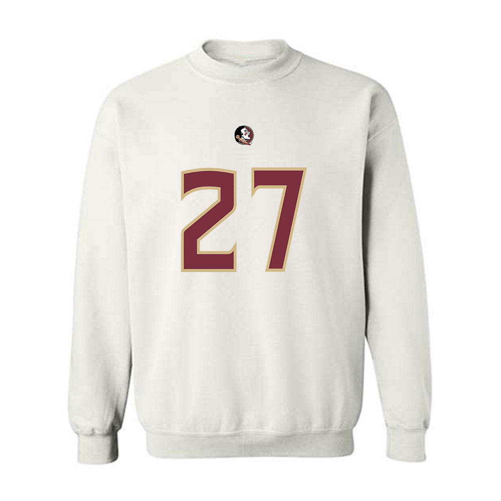 FSU - NCAA Football : Jordan Crutchfield - Replica Shersey Crewneck Sweatshirt-0